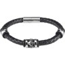 Браслет ZIPPO THREE CHARMS LEATHER BRACELET 2007173