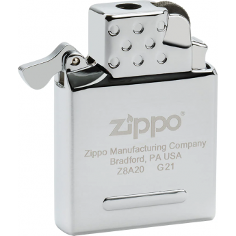 Газовый вставной блок для широкой зажигалки ZIPPO 65809, одинарное жёлтое пламя, нержавеющая сталь