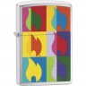 Зажигалка ZIPPO CLASSIC ABSTRACT FLAME 29623