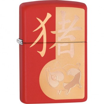 Зажигалка ZIPPO CLASSIC YEAR OF THE PIG 29661