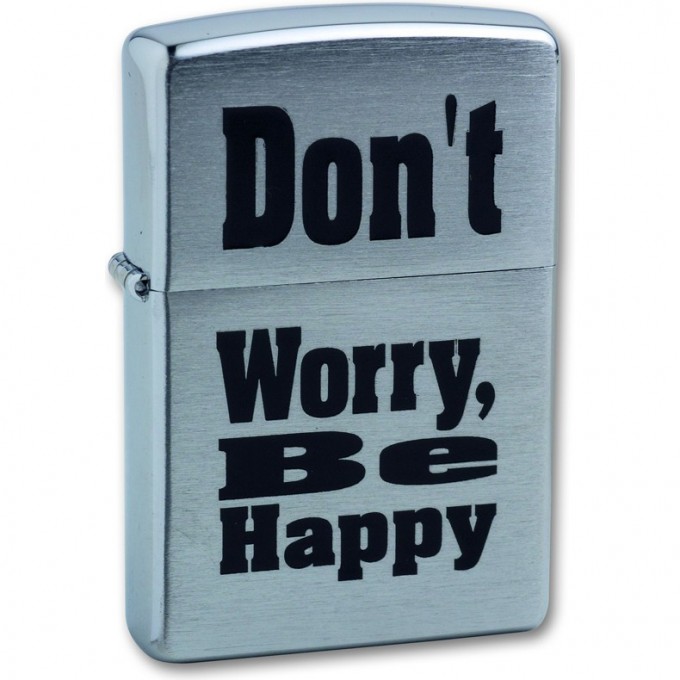 Зажигалка ZIPPO DON`T WORRY 200 Don.t worry Зажигалка ZIPPO DON`T WORRY 200 Don.t worry