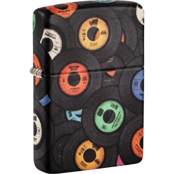 Зажигалка ZIPPO RECORDS DESIGN 48770 Зажигалка ZIPPO RECORDS DESIGN 48770