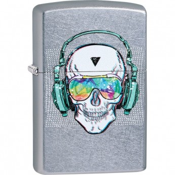 Зажигалка ZIPPO SKULL HEADPHONE 29855