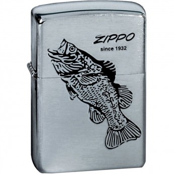 Зажигалка ZIPPO 200 BLACK BASS