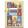 Зажигалка ZIPPO 216 RUSSIAN POSTCARD