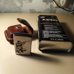 Зажигалка ZIPPO 200 VECTOR RIFLE AND HUNT